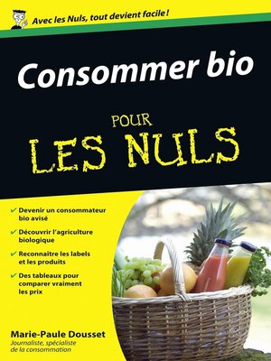cover image of Consommer Bio pour les Nuls